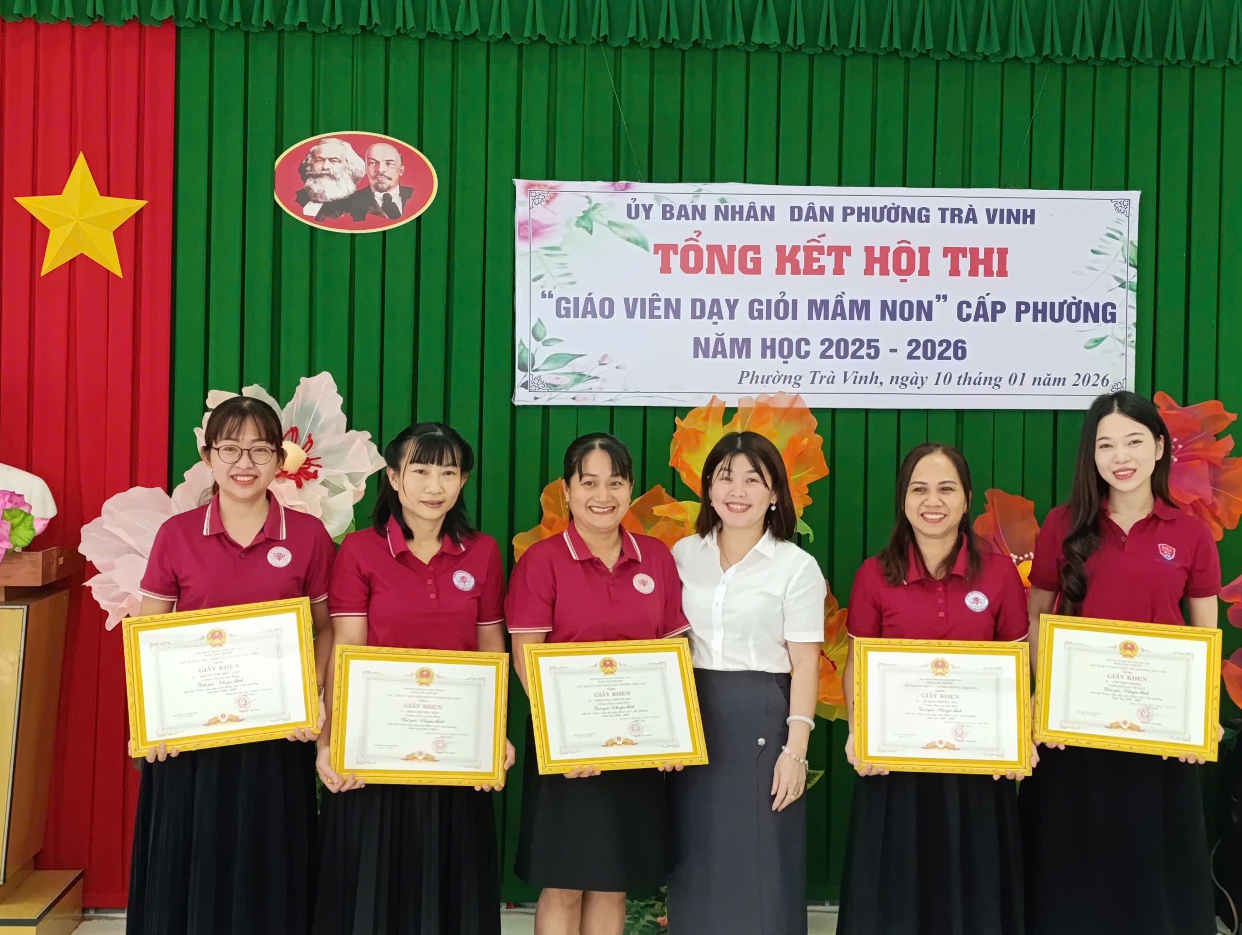 PHƯỜNG TRÀ VINH TỔNG KẾT HỘI THI “GIÁO VIÊN DẠY GIỎI MẦM NON” CẤP PHƯỜNG NĂM HỌC 2025 – 2026