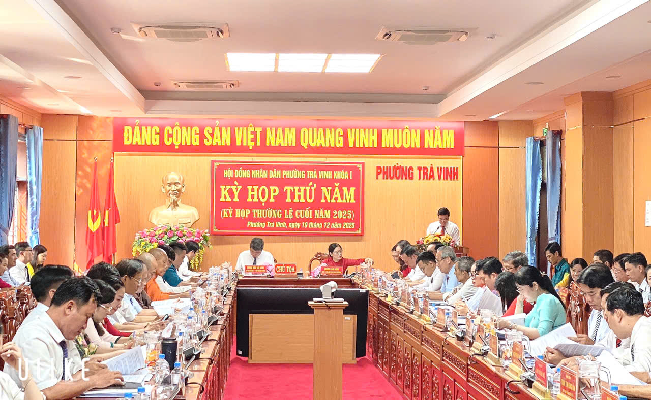 HĐND phường Trà Vinh tổ chức Kỳ họp thứ Năm - Kỳ họp thường lệ cuối năm 2025