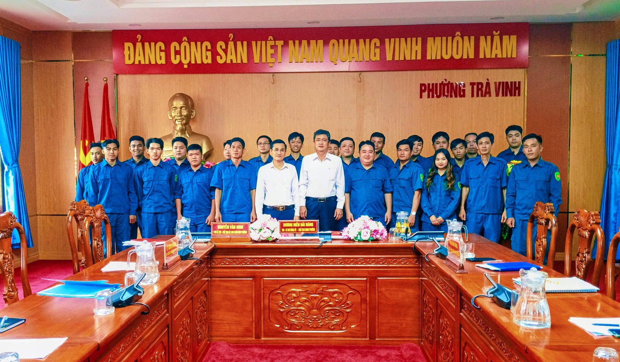 Ban Chỉ huy Quân sự phường Trà Vinh, tổ chức Hội nghị tổng kết công tác Quân sự - Quốc phòng địa phương năm 2025 và phương hướng nhiệm vụ năm 2026