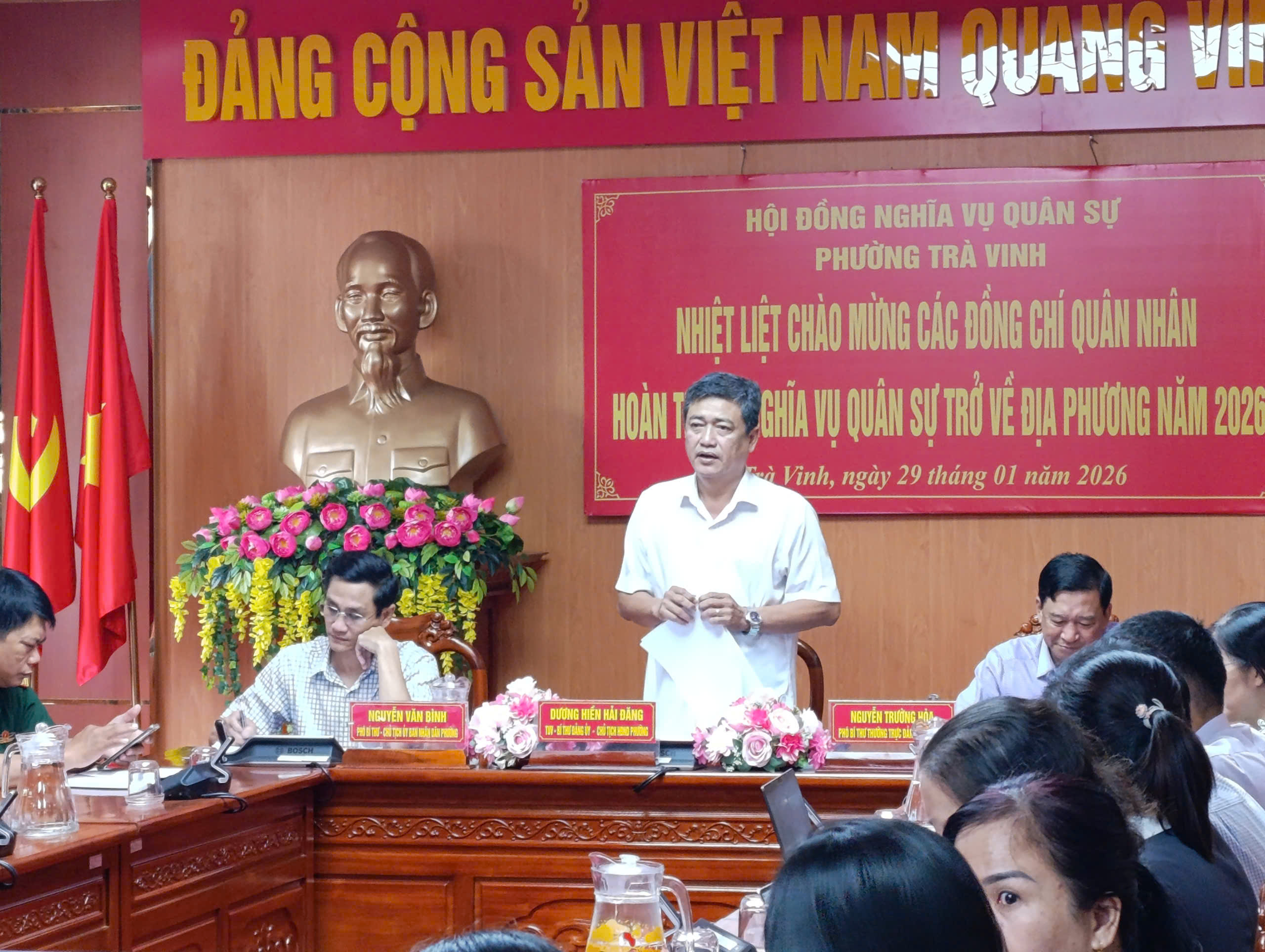PHƯỜNG TRÀ VINH TRIỂN KHAI CÔNG TÁC CHUẨN BỊ BẦU CỬ ĐẠI BIỂU QUỐC HỘI KHÓA XVI VÀ ĐẠI BIỂU HĐND CÁC CẤP NHIỆM KỲ 2026 – 2031