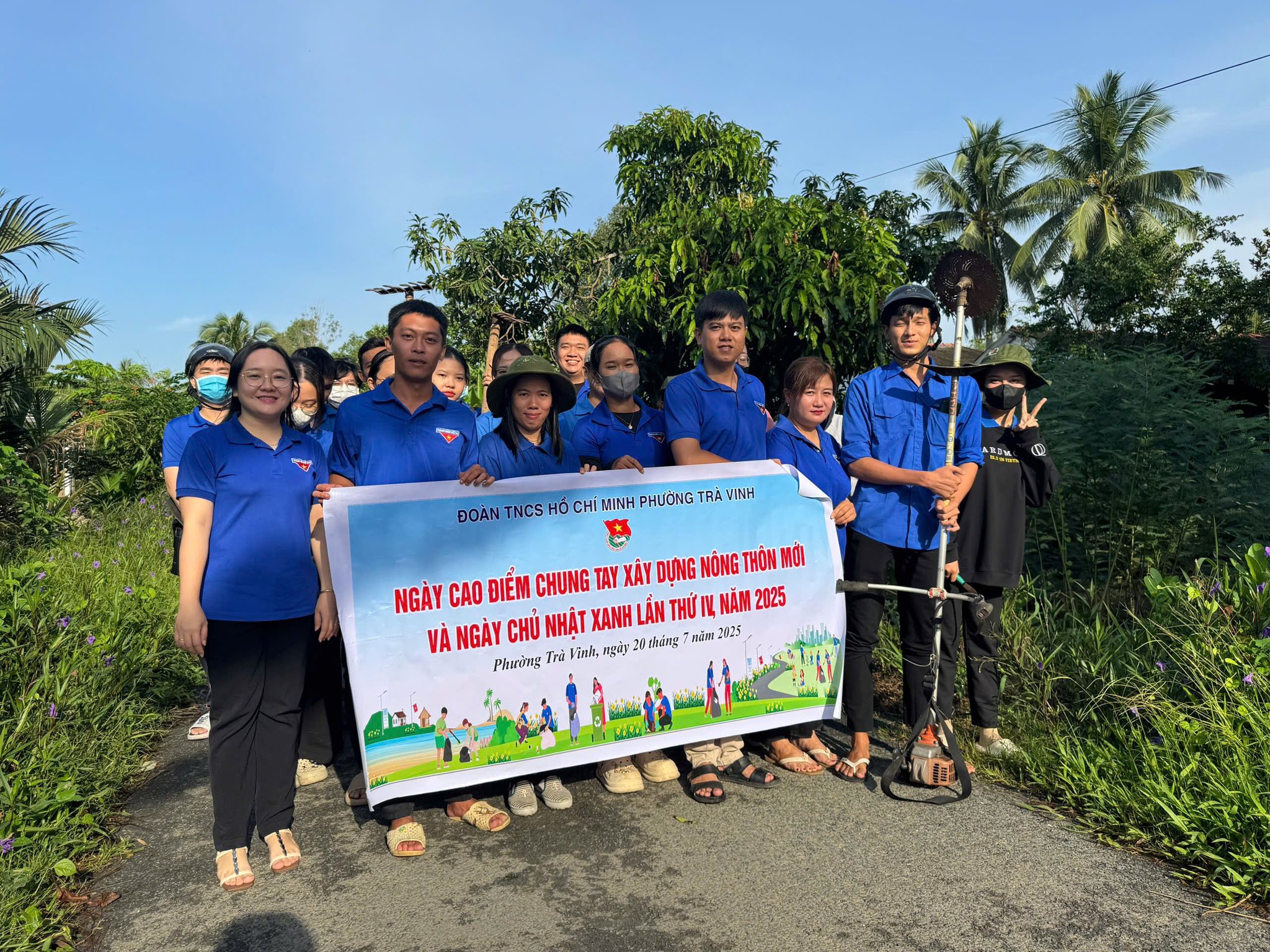 Đoàn Thanh niên phường Trà Vinh: Sôi nổi Ngày Chủ nhật xanh lần thứ IV – Lan tỏa tinh thần sống xanh, hành động vì môi trường